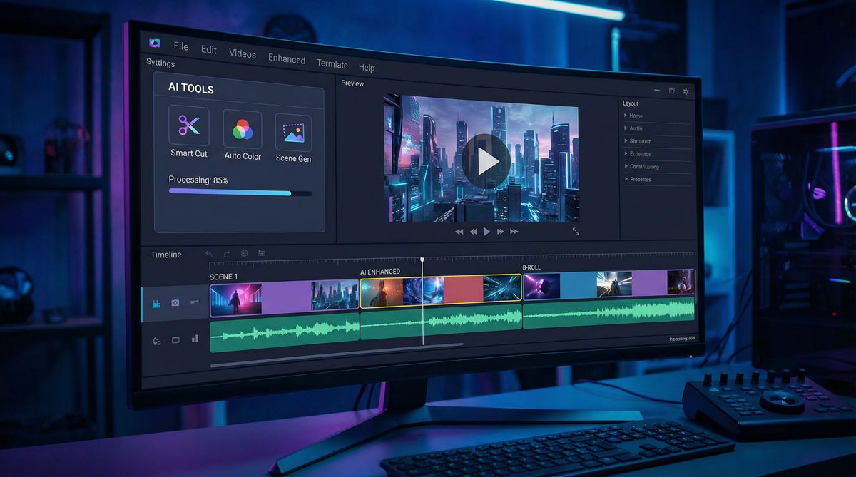 脸书成人 AI视频剪辑教程
